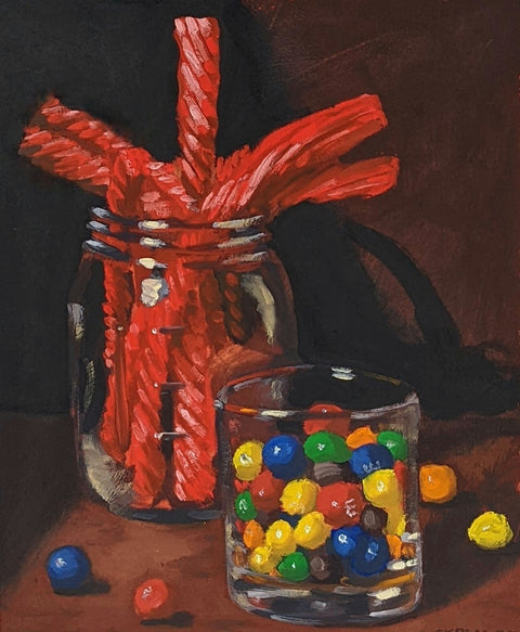 Sweet Tooth, 10x8 oil on panel